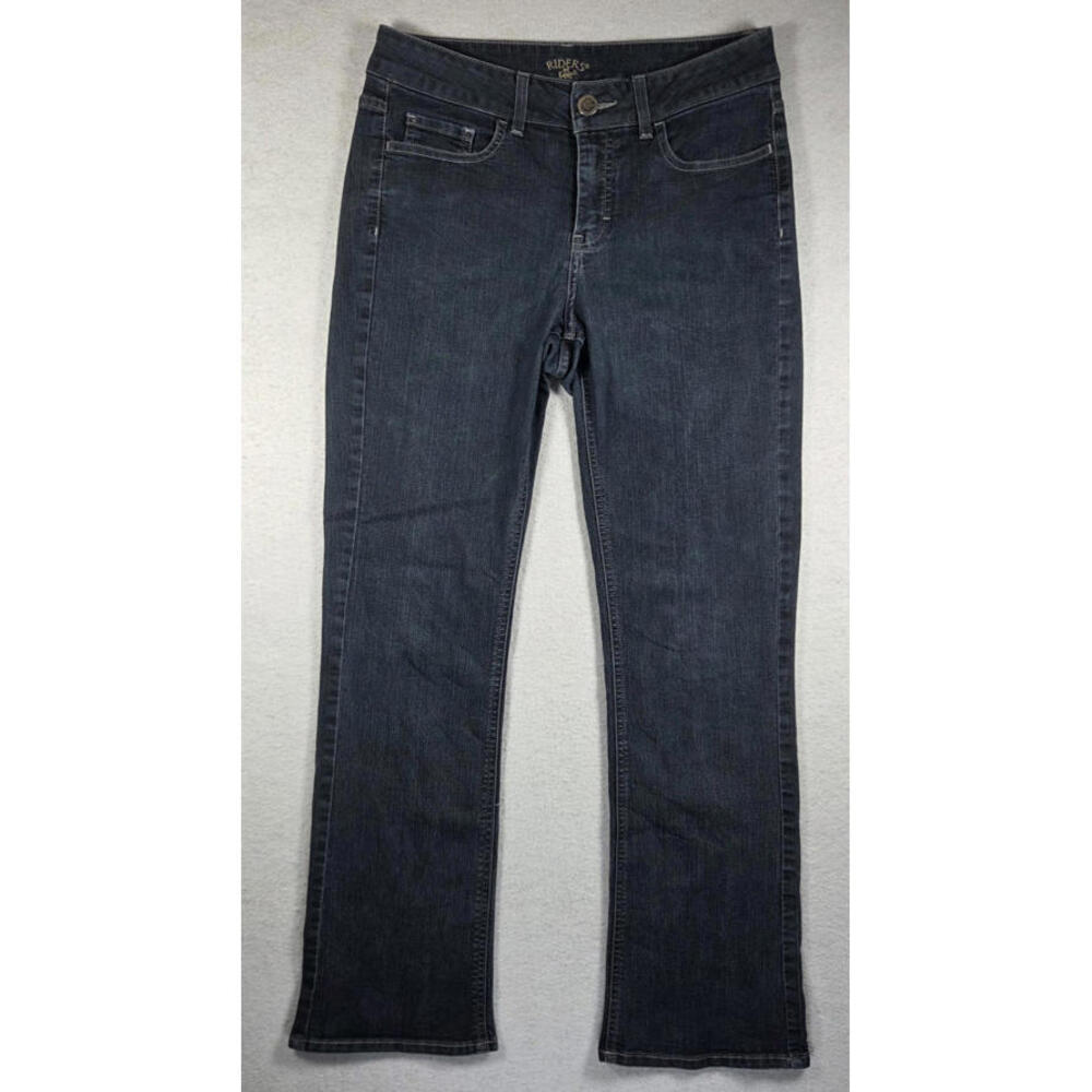 Riders by Lee Women’s 8M Midrise Bootcut Jeans Dark Wash Stretch Denim